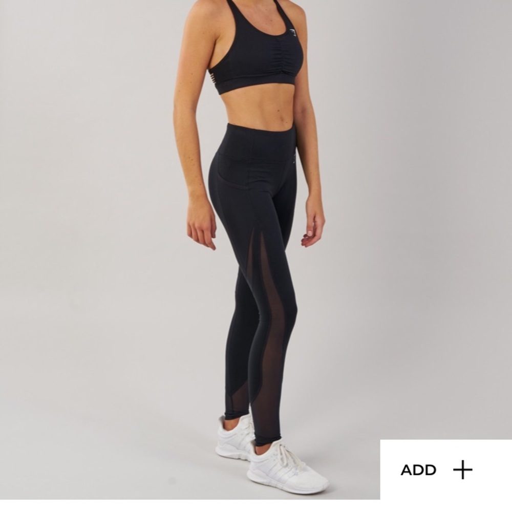 Gymshark women’s sleek sculpture leggings black